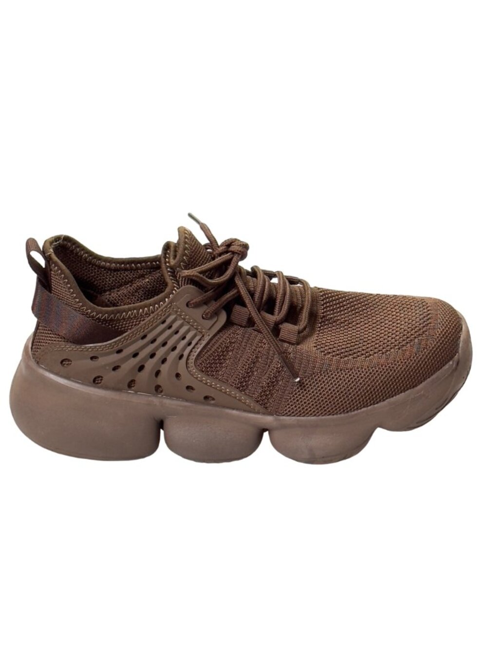 MATA Women’s Shoes Brown Mesh Platform Fashion Sneakers Size 9 - Picture 7 of 12